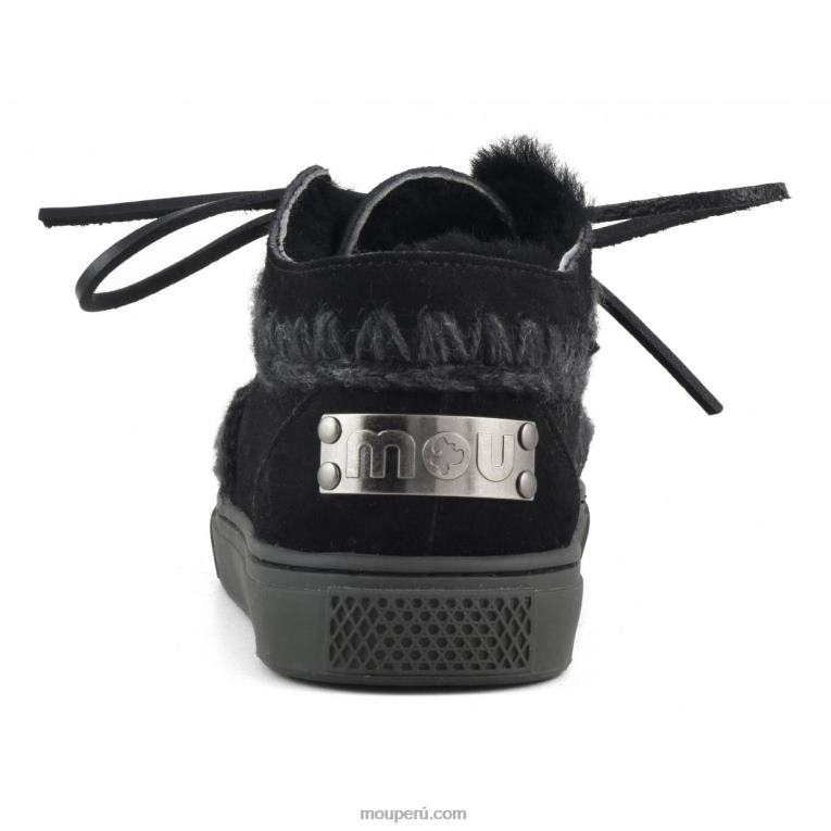 zapatillas esquimales con cordones hombres 8DRXZ767 negro Mou