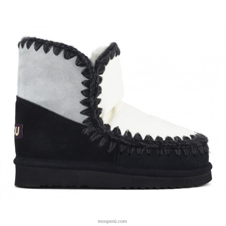 bloque esquimal de 18 colores mujer 8DRXZ323 mezcla de mar helado y blanco y negro Mou