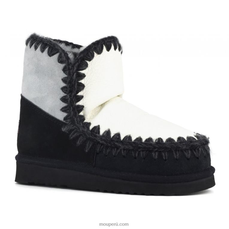 bloque esquimal de 18 colores mujer 8DRXZ323 mezcla de mar helado y blanco y negro Mou