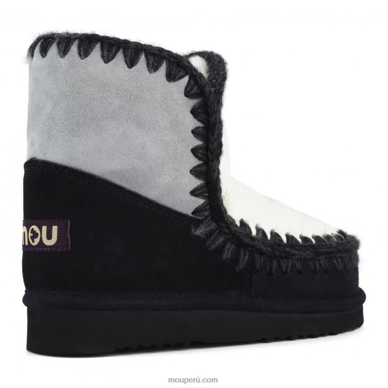 bloque esquimal de 18 colores mujer 8DRXZ323 mezcla de mar helado y blanco y negro Mou