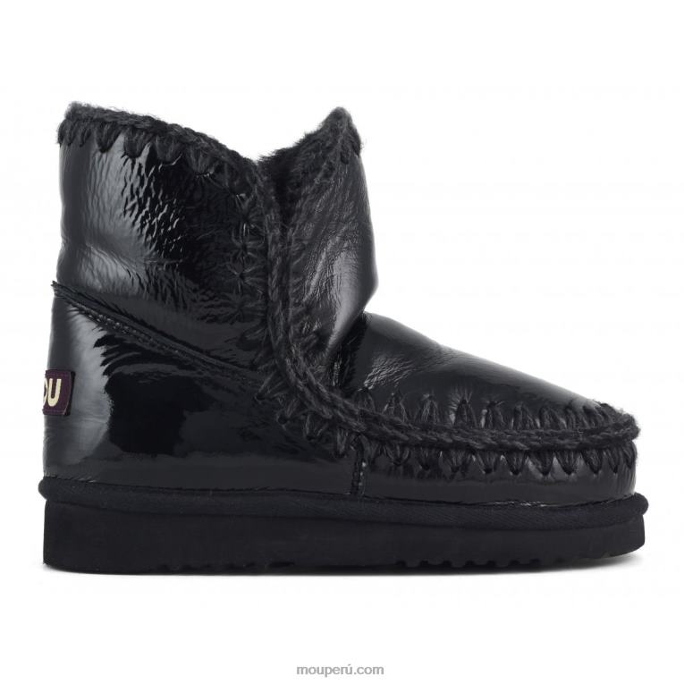 esquimal 18 246 mujer 8DRXZ246 charol negro Mou