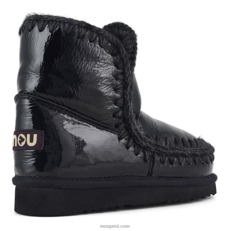 esquimal 18 246 mujer 8DRXZ246 charol negro Mou