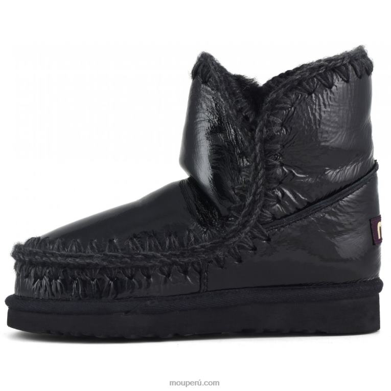 esquimal 18 246 mujer 8DRXZ246 charol negro Mou