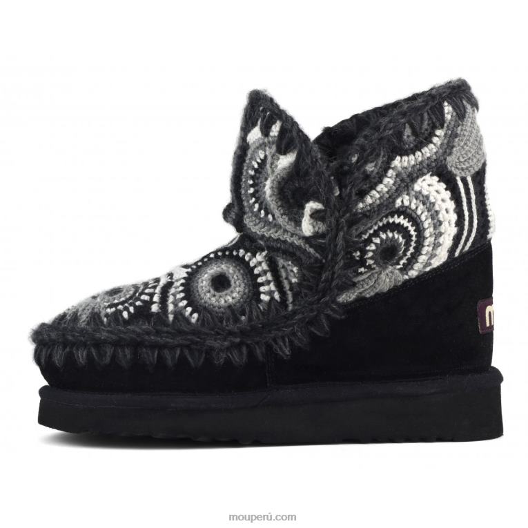 esquimal 18 crochet mujer 8DRXZ400 negro Mou