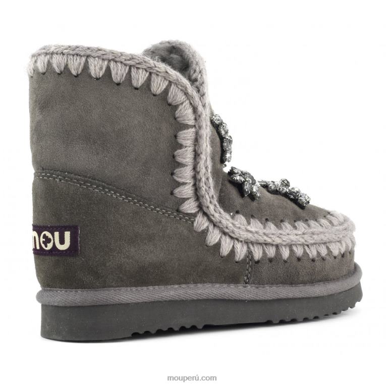 esquimal 18 estrellas de cristal mujer 8DRXZ382 carbón Mou