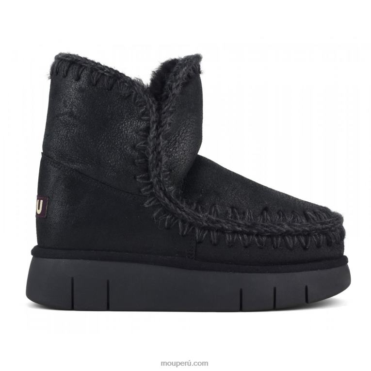 esquimal 18 rebote mujer 8DRXZ341 agrietado negro/gris Mou