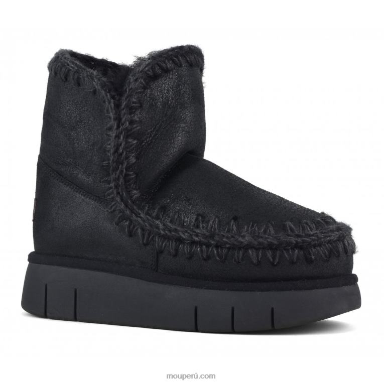 esquimal 18 rebote mujer 8DRXZ341 agrietado negro/gris Mou