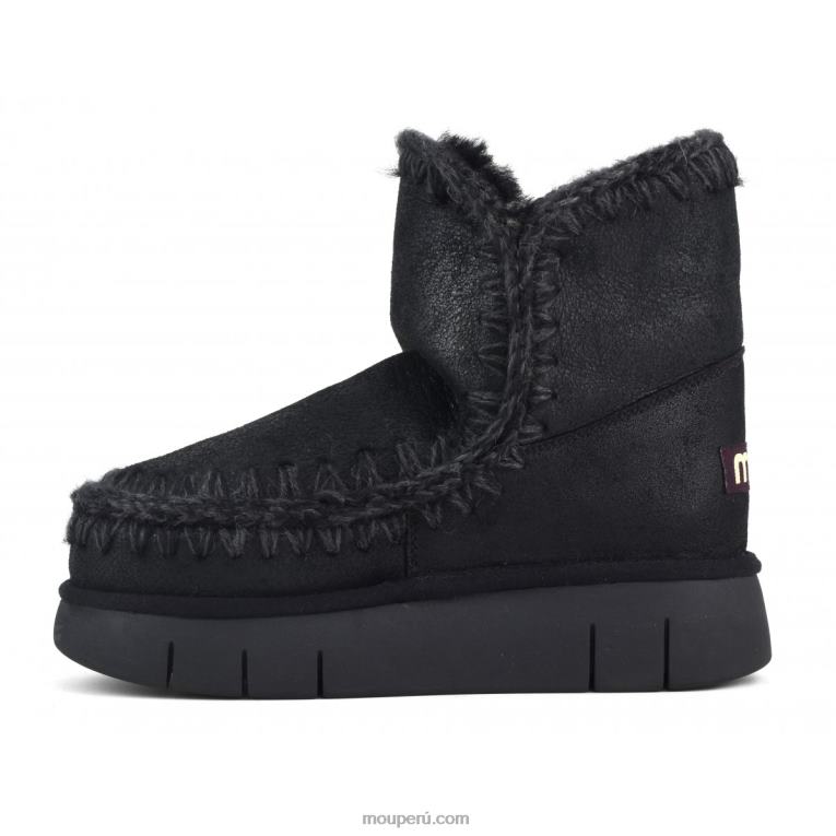 esquimal 18 rebote mujer 8DRXZ341 agrietado negro/gris Mou