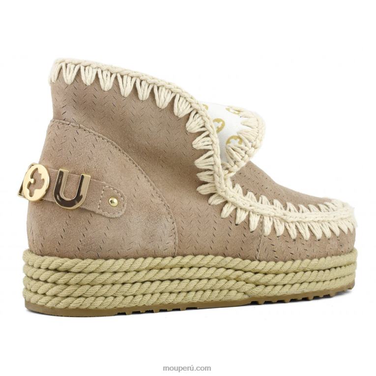 esquimal 18 yute mujer 8DRXZ114 arena rosa (fundente) Mou