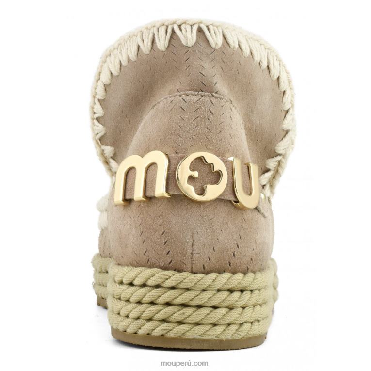 esquimal 18 yute mujer 8DRXZ114 arena rosa (fundente) Mou