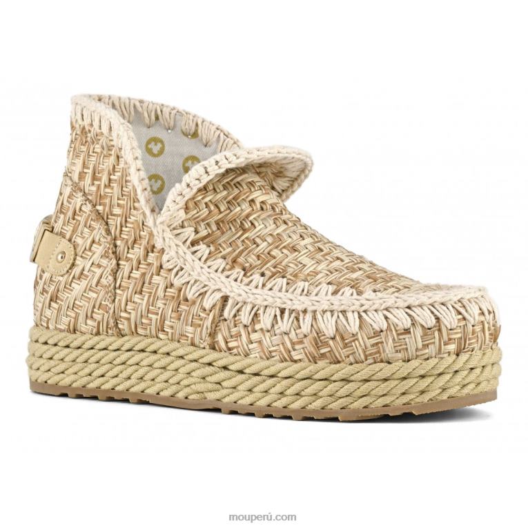 esquimal 18 yute textil mujer 8DRXZ108 natural Mou