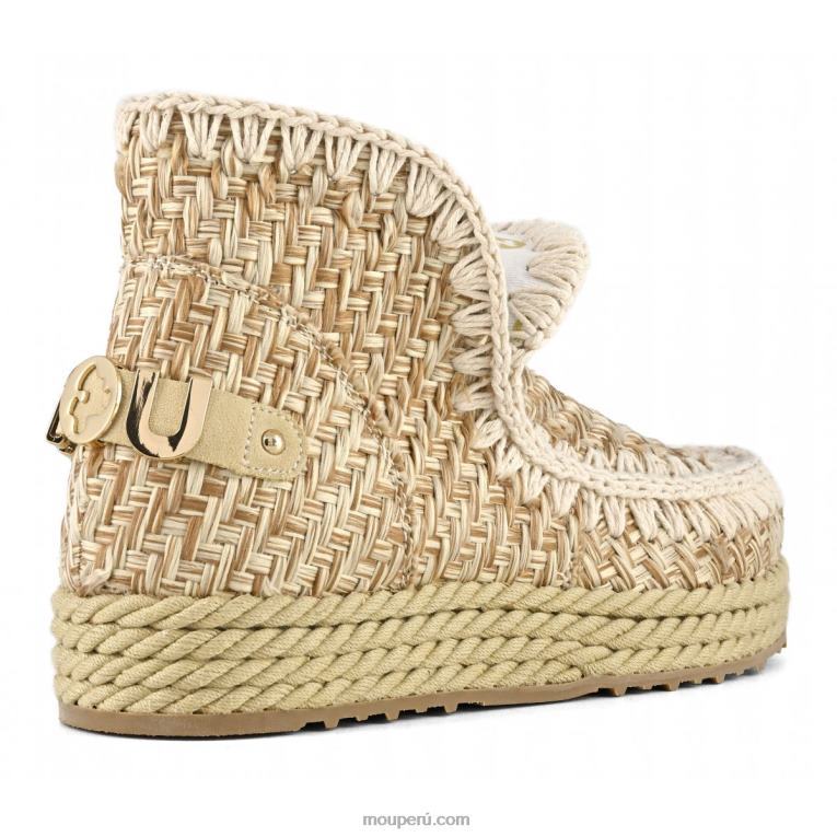 esquimal 18 yute textil mujer 8DRXZ108 natural Mou