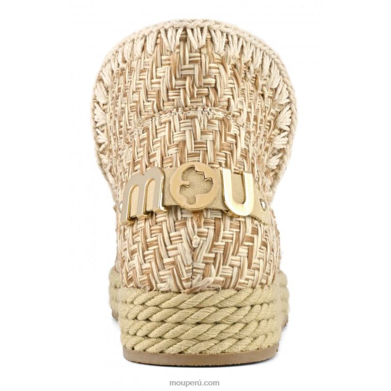 esquimal 18 yute textil mujer 8DRXZ108 natural Mou