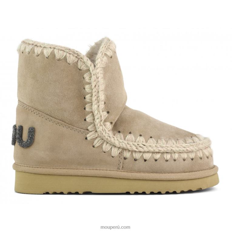 logotipo esquimal 18 brillo mujer 8DRXZ238 camello Mou