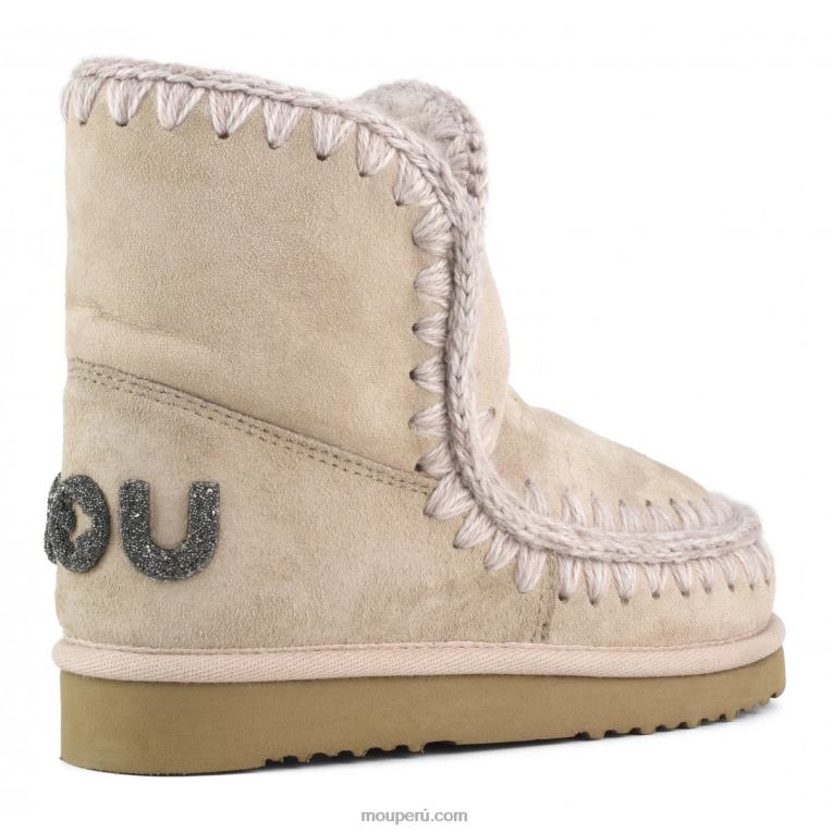 logotipo esquimal 18 brillo mujer 8DRXZ239 beige rosa Mou