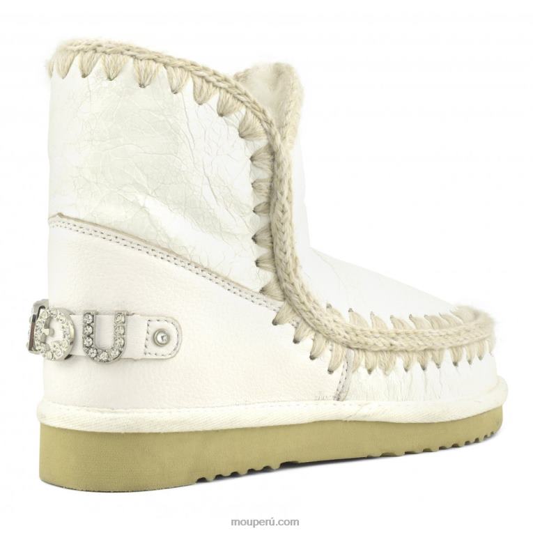 logotipo esquimal 18 pedrería mujer 8DRXZ273 blanco ceroso Mou