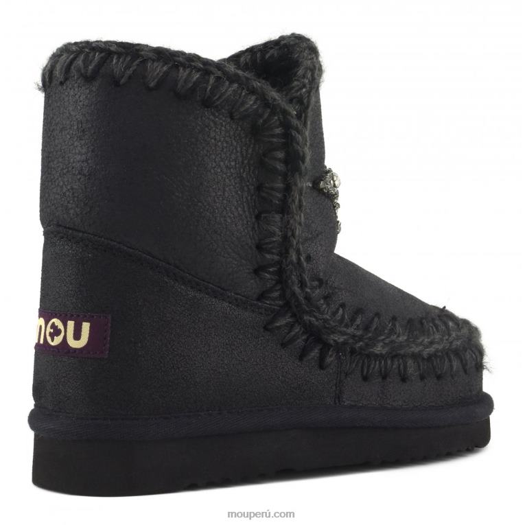 parche de estrella delantera esquimal 18 mujer 8DRXZ386 agrietado negro/gris Mou