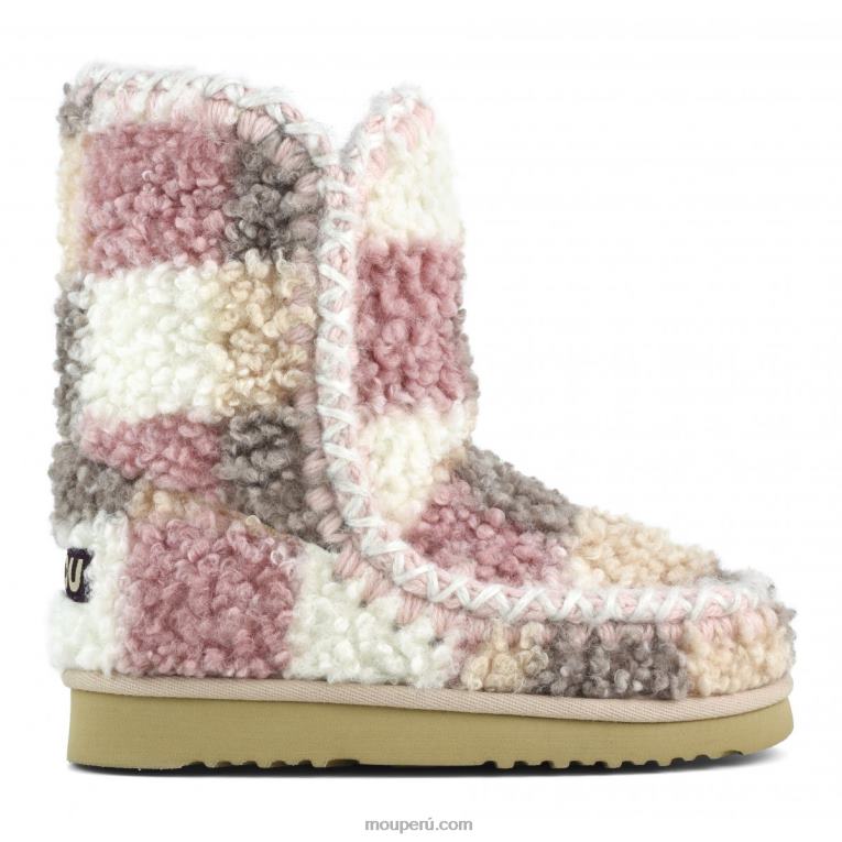 Eskimo 24 tartán peluche polar mujer 8DRXZ321 cheques de peluche desnudo Mou