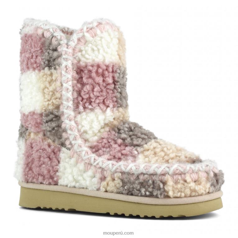 Eskimo 24 tartán peluche polar mujer 8DRXZ321 cheques de peluche desnudo Mou