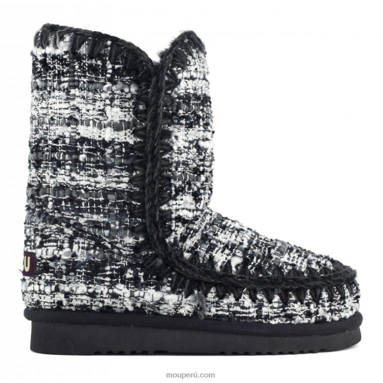 esquimal 24 boucle mujer 8DRXZ362 bouclé negro Mou