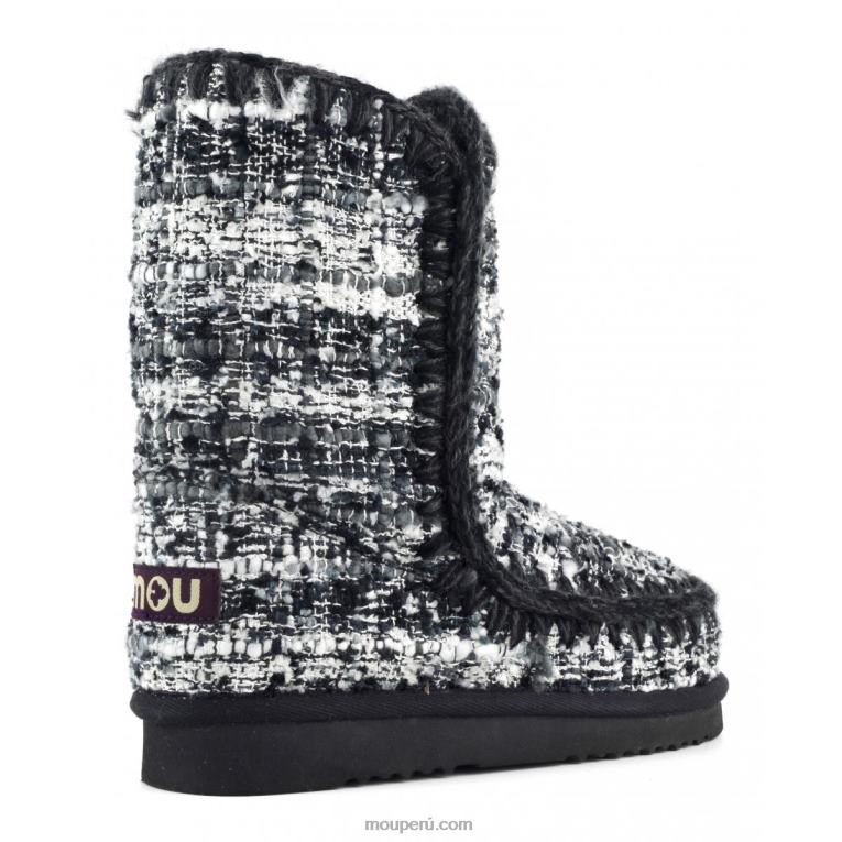 esquimal 24 boucle mujer 8DRXZ362 bouclé negro Mou