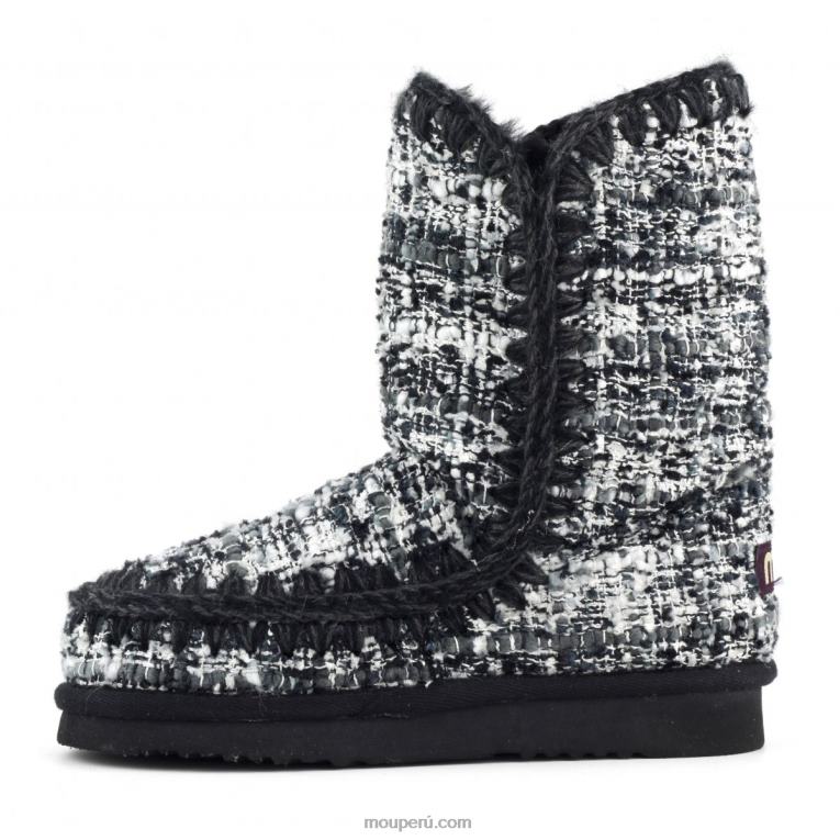 esquimal 24 boucle mujer 8DRXZ362 bouclé negro Mou