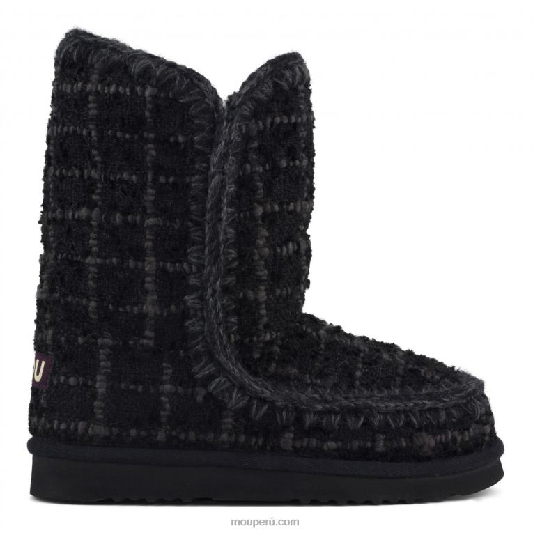 esquimal 24 boucle mujer 8DRXZ365 bouclé negro Mou