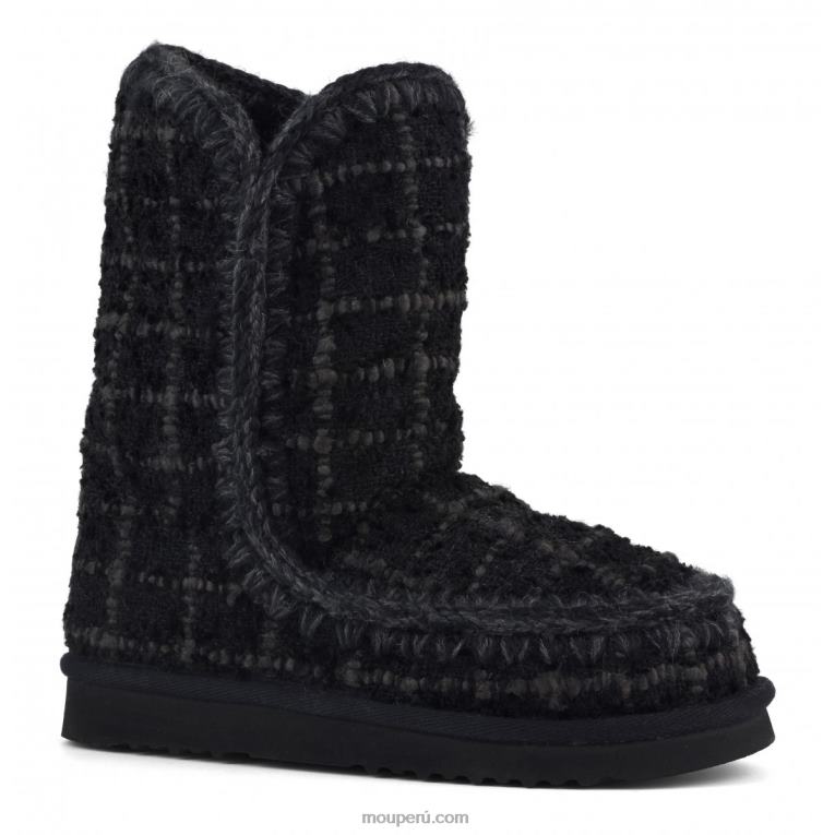 esquimal 24 boucle mujer 8DRXZ365 bouclé negro Mou