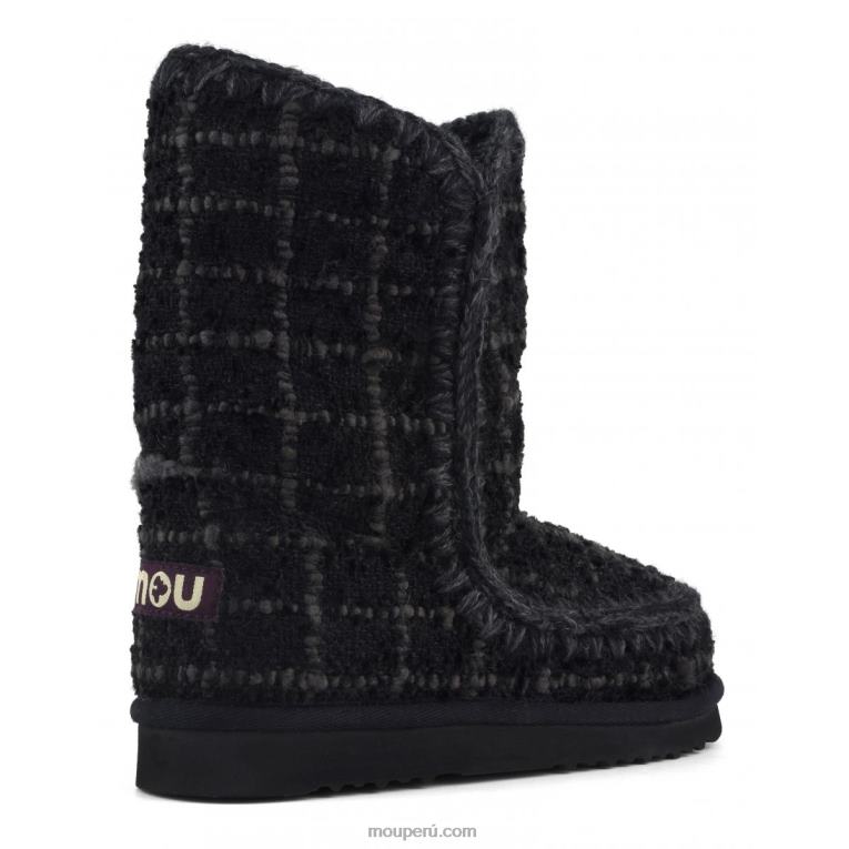 esquimal 24 boucle mujer 8DRXZ365 bouclé negro Mou
