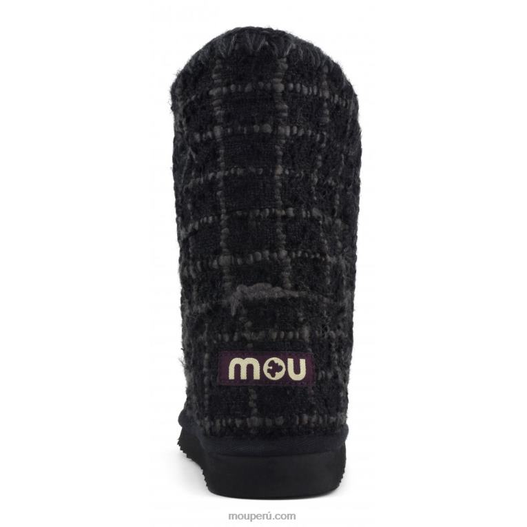 esquimal 24 boucle mujer 8DRXZ365 bouclé negro Mou