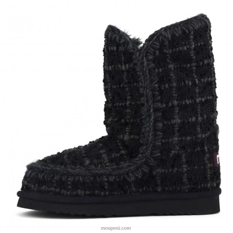 esquimal 24 boucle mujer 8DRXZ365 bouclé negro Mou