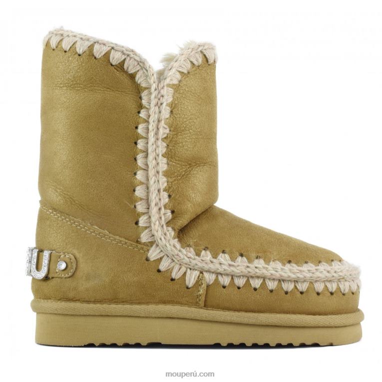 esquimal 24 con logo de pedrería mujer 8DRXZ317 polvo de tabaco Mou