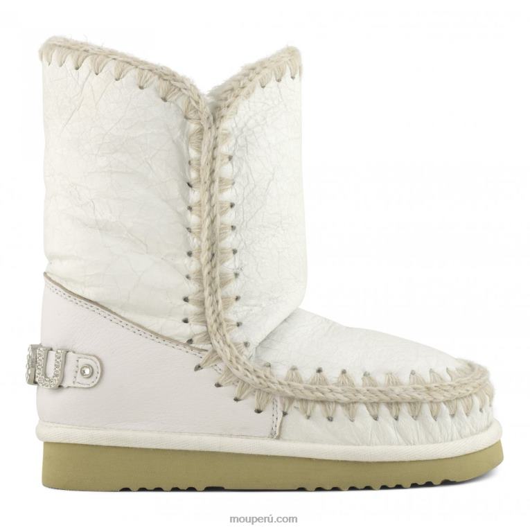 esquimal 24 con logo de pedrería mujer 8DRXZ318 blanco ceroso Mou