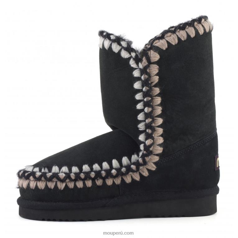 esquimal 24 con sobrecostura 3d mujer 8DRXZ299 negro Mou