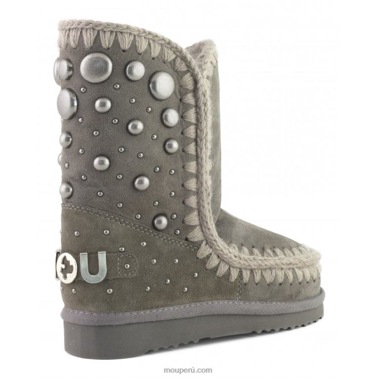 esquimal 24 tacos traseros logo grande mujer 8DRXZ397 carbón Mou