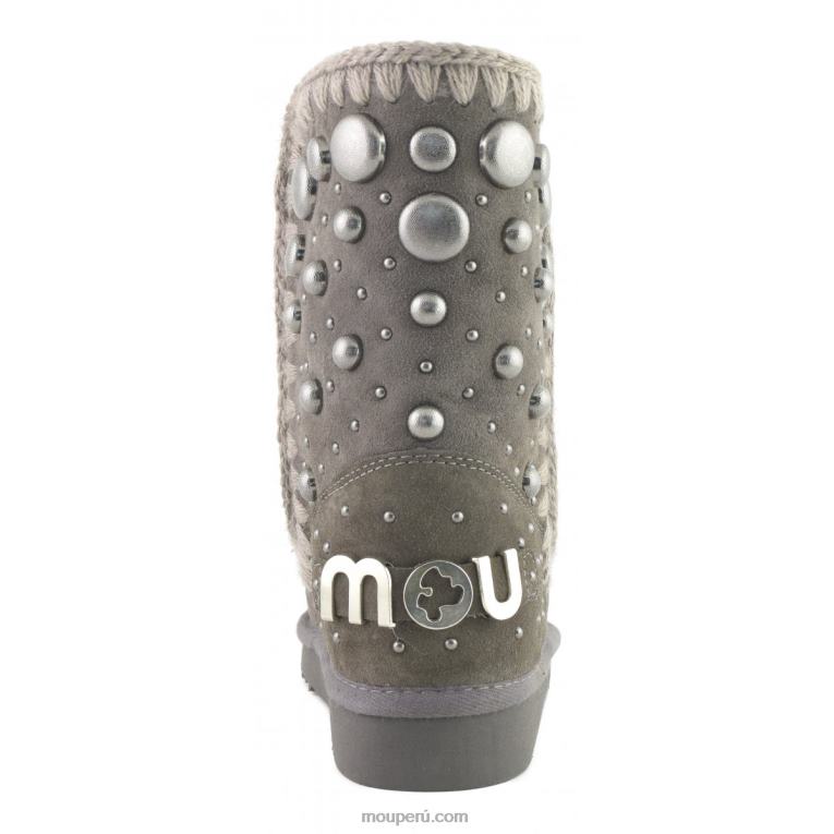 esquimal 24 tacos traseros logo grande mujer 8DRXZ397 carbón Mou