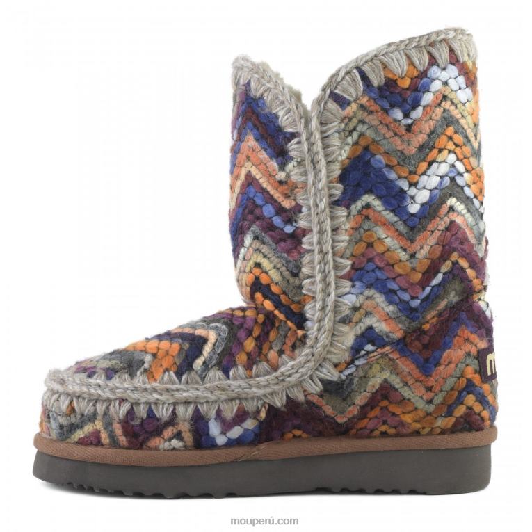 tejido de lana esquimal 24 mujer 8DRXZ274 mezcla de lana multi Mou