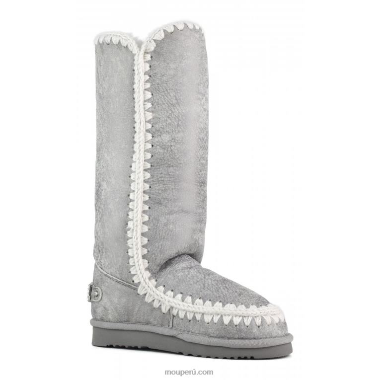 logotipo esquimal 40 pedrería mujer 8DRXZ412 plata sedosa Mou