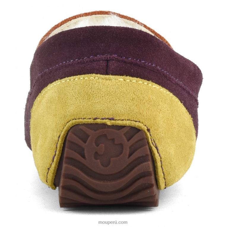 mocasín color block pespunte esquimal mujer 8DRXZ682 púrpura Mou