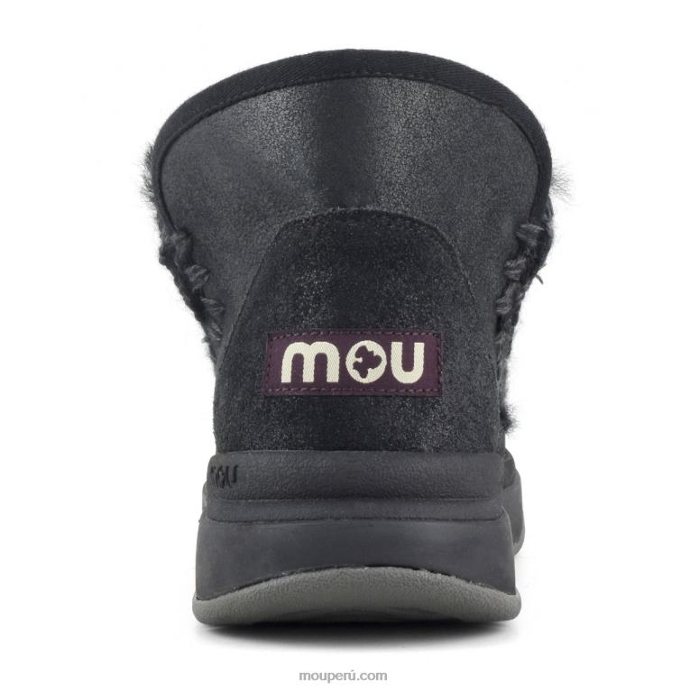 corredor esquimal mujer 8DRXZ755 agrietado negro/gris Mou