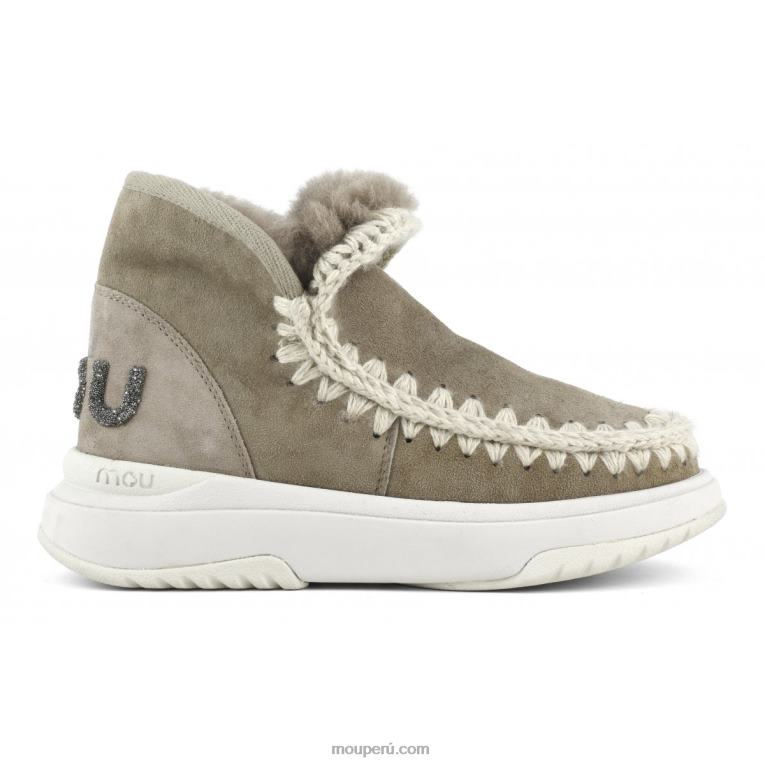 logotipo de eskimo jogger glitter mujer 8DRXZ758 elefante gris Mou