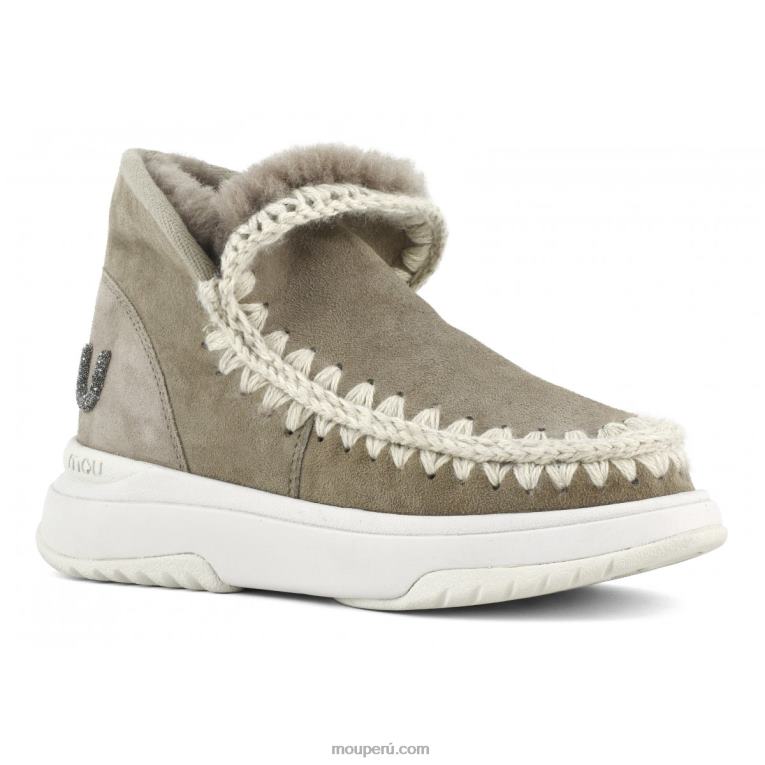 logotipo de eskimo jogger glitter mujer 8DRXZ758 elefante gris Mou