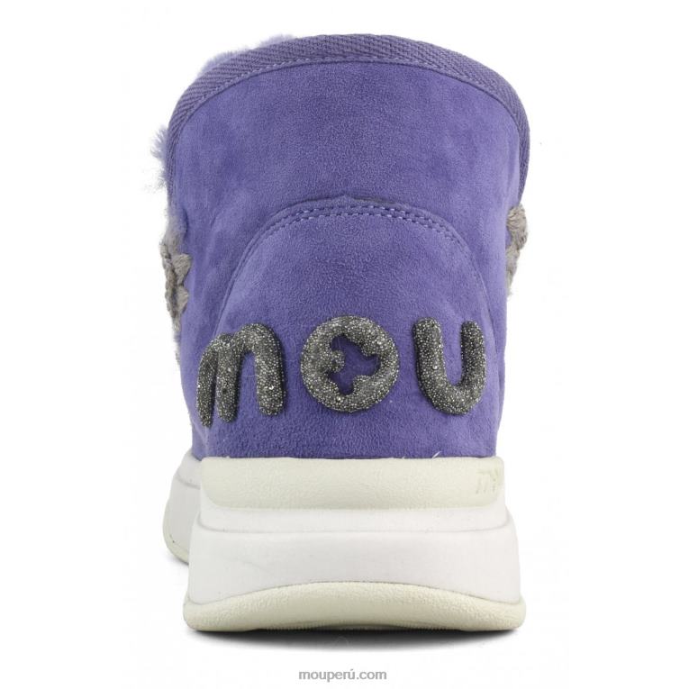 logotipo de eskimo jogger glitter mujer 8DRXZ764 púrpura crepúsculo Mou