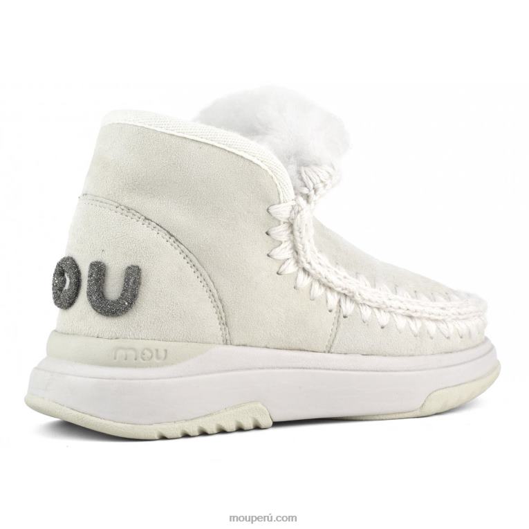 logotipo de eskimo jogger glitter mujer 8DRXZ765 abedul de plata Mou