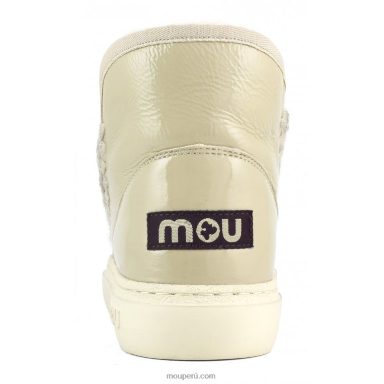 zapatilla esquimal negrita 743 mujer 8DRXZ743 arena de charol Mou