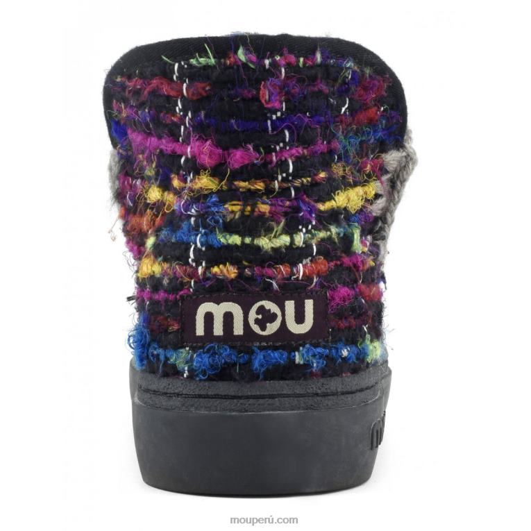 zapatilla esquimal negrita 749 mujer 8DRXZ752 tejido persa negro Mou
