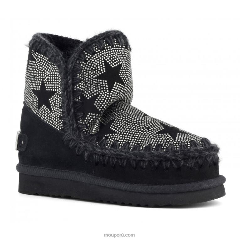 Eskmo revisión de 18 estrellas mujer 8DRXZ389 negro Mou