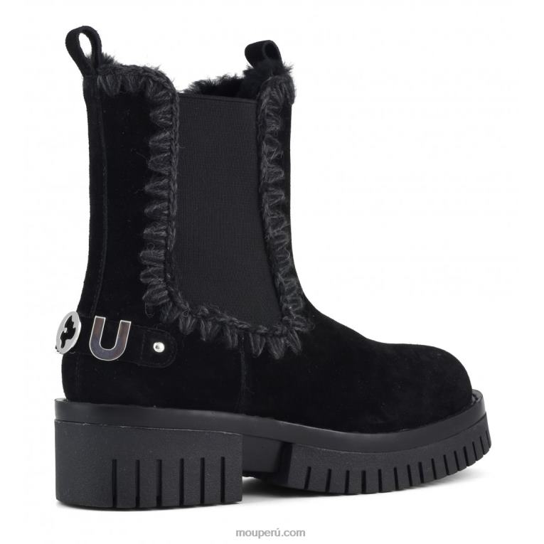 corto de combate esquimal mujer 8DRXZ345 negro Mou