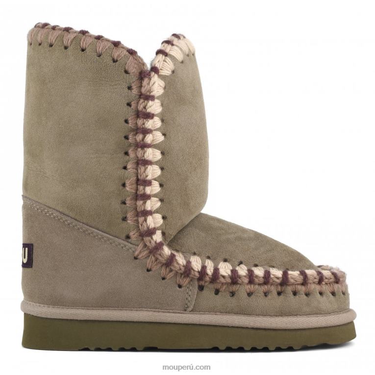 pespunte esquimal mujer 8DRXZ303 elefante gris Mou