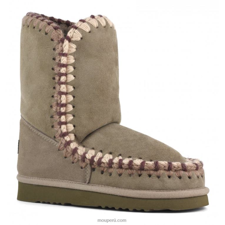 pespunte esquimal mujer 8DRXZ303 elefante gris Mou